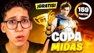 Consiguiendo **SKIN MIDAS ASCENDIDO GRATIS** AHORA COPA ASCENSO de MIDAS en Fortnite! (MUY TRYHARD)