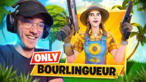 FAIRE TOP 1 ONLY BOURLINGUEUR sur FORTNITE... J'ai eu trop de chance !