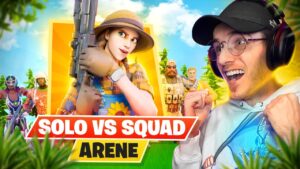 FAIRE TOP 1 en SOLO vs SQUAD en ARENE BUILD sur FORTNITE... Chez les touristes