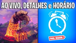 FORTNITE - HORÁRIO EVENTO AO VIVO, DETALHES e ANIMAL VOADOR?