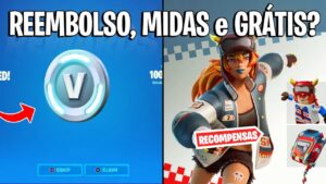 FORTNITE - REEMBOLSO GESTOS, SET GRÁTIS e MIDAS ARMA UPDATE?