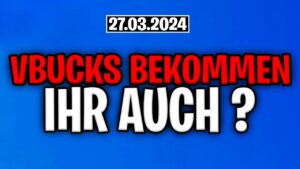 Fortnite Daily Item Shop 27.3.2024 | ERSTATTUNG | Shop von heute 27.3.2024