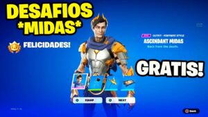 *GUÍA COMPLETA* Como CONSEGUIR TODAS las RECOMPENSAS de MIDAS en FORTNITE 🎁 MISIONES de MIDAS 🔥