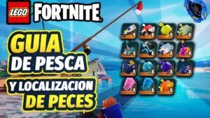 GUIA DE PESCA y donde localizar TODOS los Peces en LEGO FORTNITE
