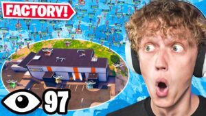 I Got 100 Players To Land FACTORY In Season 2 Fortnite! (CRAZIEST Tournament)