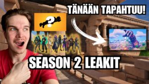 ISO EVENT TÄNÄÄN!😳- SEASON 2 LEAKIT🔥 - Millon Season 2 tulee?👀- Fortnite Suomi