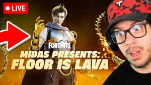 🔴LIVE! - NEW UPDATE! Drum Gun, Chains of Hades and FLOOR IS LAVA! (Fortnite)