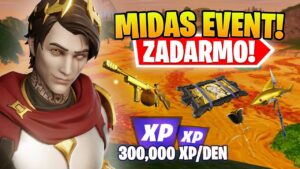 *NOVÝ* FORTNITE MIDAS LIVE EVENT! - XP MAPA na LEVEL 100 v SEASON 2!