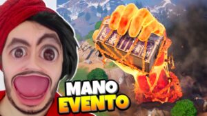 REAGISCO ALL'EVENTO DELLA MANO GIGANTE! Fortnite Stagione 2
