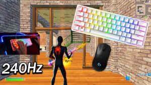 Razer Huntsman Mini Fortnite😴Keyboard & Mouse Sounds⌨️Tilted ZoneWars⭐