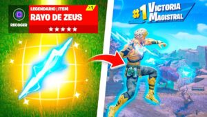 Reto SOLO RAYO de ZEUS en FORTNITE!