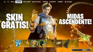 *SKINS GRÁTIS* do MIDAS PARA TODOS no FORTNITE! RESGATE AGORA A NOVA SKIN e RECOMPENSAS no FORTNITE!