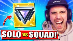 *SOLO vs SQUAD* im SCHLECHTESTEN RANG in Fortnite!🔥