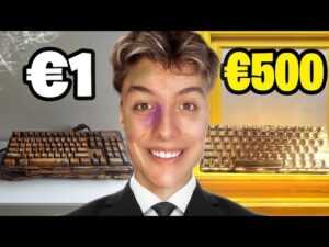 TASTIERA da €1 vs TASTIERA da €500 su Fortnite!