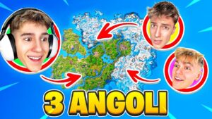 TRE ANGOLI challenge MA in PARTITE DIVERSE Su Fortnite!!😱 W Team