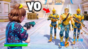 TROLLEO JUGADORES como GUARDIA de ZEUS en FORTNITE!
