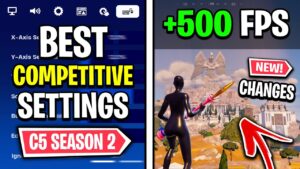 The BEST Competitive Settings in Fortnite SEASON 2! 🔧 (FPS Tweaks + 0 Input Delay)