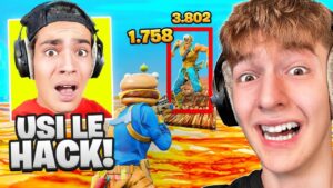 Trollo gli YOUTUBER con le VERE HACK di Fortnite e…😂