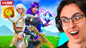 🔴 WINNING ALL DAY IN FORTNITE RANKED! *UNREAL RANK*