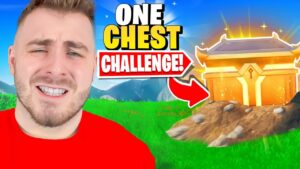1 GOD CHEST Fortnite Challenge!!
