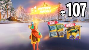 107 Elimination Solo vs Squads WINS Full Gameplay (NEW FORTNITE CHAPTER 5 SEASON 2)!