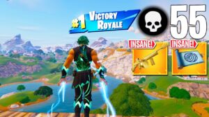 55 Elimination Solo vs Squads Wins Full Gameplay (Fortnite Chapter 5 Season 2)