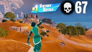 67 Elimination Solo vs Squads Wins (Fortnite Chapter 5 Season 2 Ps4 Controller Gameplay)