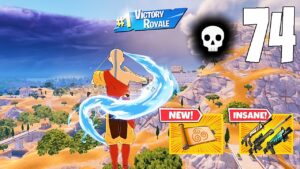 74 Elimination Solo Vs Squads "Zero Build" Gameplay Wins (Fortnite chapter 5)