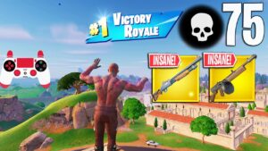 75 Elimination Solo Vs Squads Gameplay Wins (Fortnite Season 2 PS4 Controller)