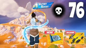 76 Elimination Solo Vs Squads "Zero Build" Gameplay Wins (Fortnite chapter 5)