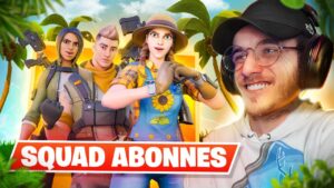FAIRE TOP 1 en SQUAD TRIO avec LES ABONNÉS sur FORTNITE ! ( Partie 1 )