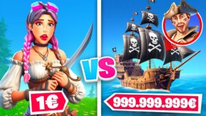 FILLE vs GARCON Pirate CHALLENGE sur FORTNITE