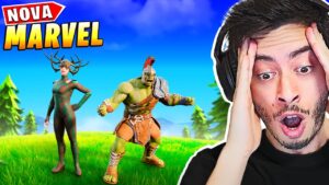 HELA E NOVO HULK INVADIRAM O FORTNITE!