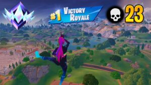 High Elimination Solo Ranked Win Gameplay (Fortnite Chapter 5 Season 2)