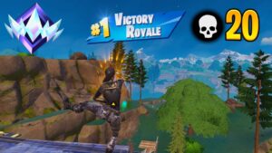 High Elimination Solo Ranked Win Gameplay (Fortnite Chapter 5 Season 2)