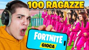 Ho Sfidato 100 Ragazze su Fortnite e..