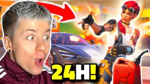 Ich gebe mich 24H als TANKWART aus in FORTNITE !