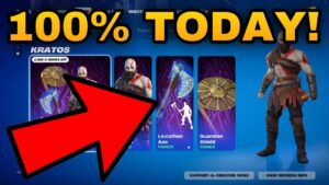 KRATOS SKIN + LEVIATHAN AXE PICKAXE RETURN RELEASE DATE IN FORTNITE ITEM SHOP!