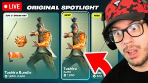🔴LIVE! - NEW TOSHIRO SKIN in FORTNITE! (Avatar Update Coming Soon)