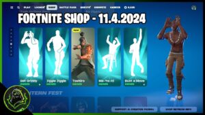 *NOVÝ* FORTNITE SHOP! I 11.4.2024 I GET GRIDDY EMOTE JE ZPÁTKY!