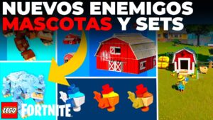 Nuevas MASCOTAS, nuevo SET DE PAGO y nuevos ENEMIGOS en Lego Fortnite | ACTUALIZACION 29.30