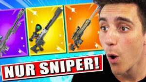 🎯ONLY SNIPER CHALLENGE 🎯- Fortnite Chapter 5!