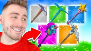 *RANDOM* Fortnite Pickaxe Challenge!!