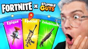 Stumble Guys CONTRÔLE ma PARTIE sur FORTNITE !