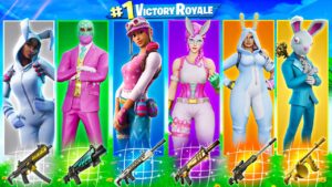 The *RANDOM* EASTER Skin Challenge In Fortnite!