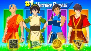 The Random AVATAR BOSS Challenge in Fortnite (Aang, Zuko, Toph, Korra)