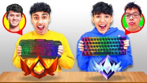 Using AsianJeff & Bugha's Keyboards to Play Ranked in Fortnite!