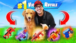 Using My *DOG* to PICK MY LOOT in Fortnite!
