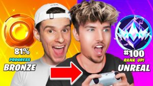 ALVI und WANNABE haben NUR 1 STUNDE ZEIT den HÖCHSTEN RANK in FORTNITE zu erreichen!