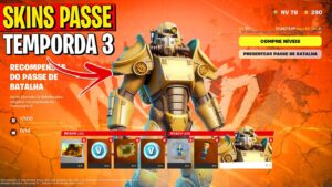 *CONHEÇA AS SKINS* do NOVO PASSE DE BATALHA TEMPORADA 3 CAPÍTULO 5 do FORTNITE! (WRECKED)
